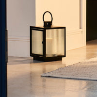 Outlet - Revesby 30cm Lantern - Black Metal