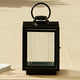 Outlet - Revesby 30cm Lantern - Black Metal