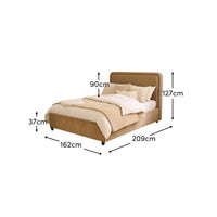 Robyn King Ottoman Bed - Driftwood