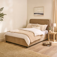 Robyn Double Ottoman Bed - Driftwood