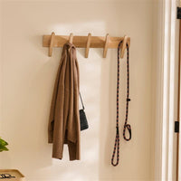 Roe Small Whitewash Oak Coat Rack