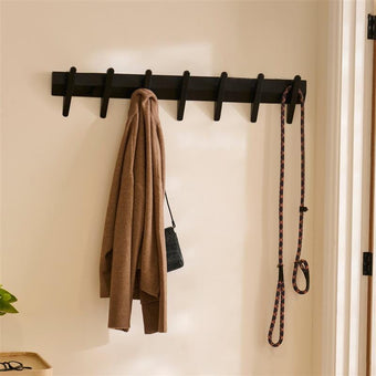 compare product Roe Large Black Oak Coat Rack