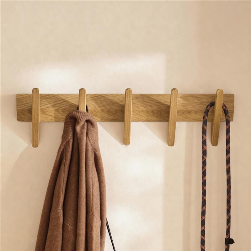 Roe Small Pale Oak Coat Rack
