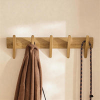 Roe Small Pale Oak Coat Rack