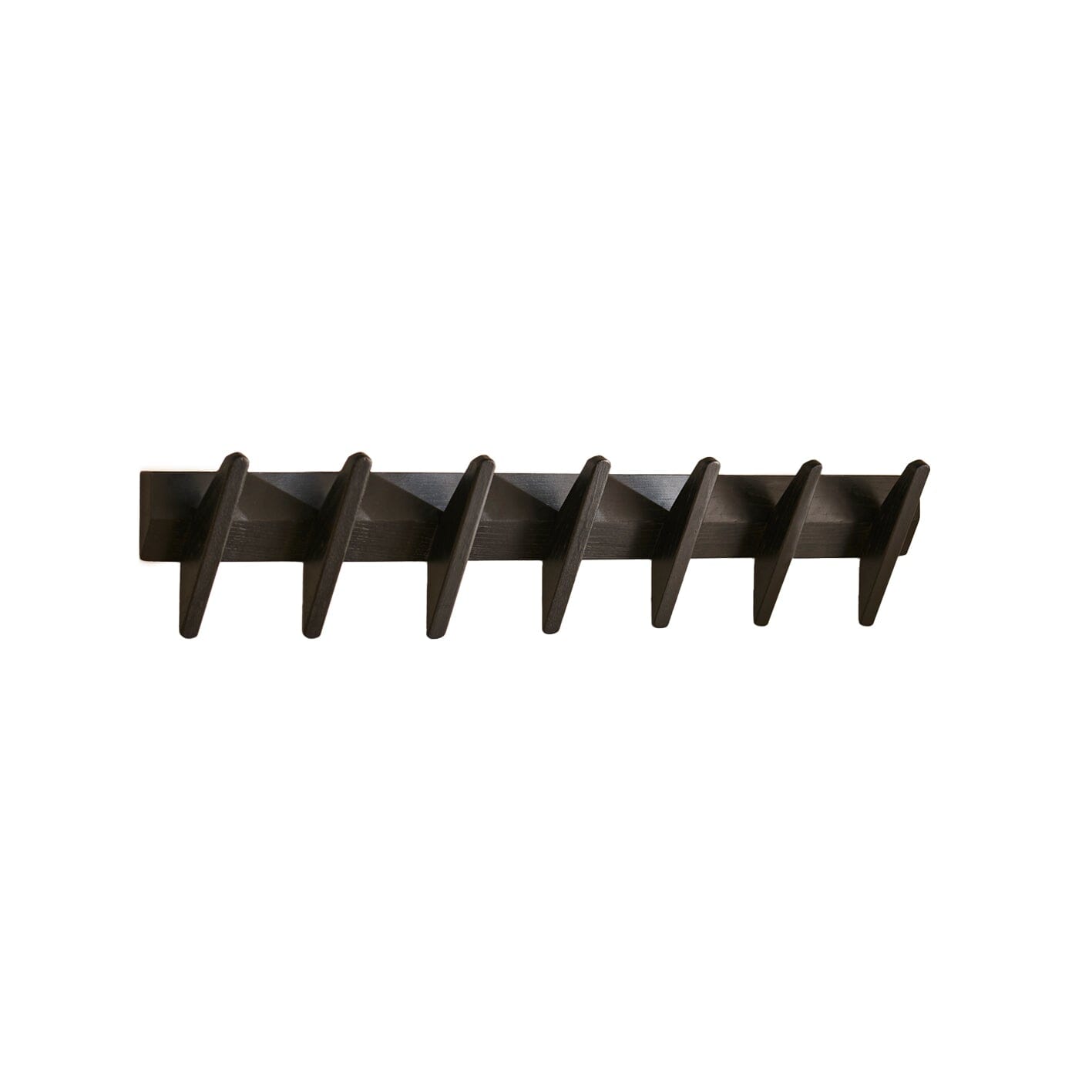 Roe Large Black Oak Coat Rack