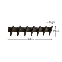 Roe Large Black Oak Coat Rack