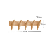 Outlet - Roe Small Whitewash Oak Coat Rack