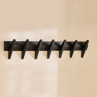 Roe Large Black Oak Coat Rack