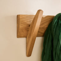 Outlet - Roe Large Pale Oak Coat Rack