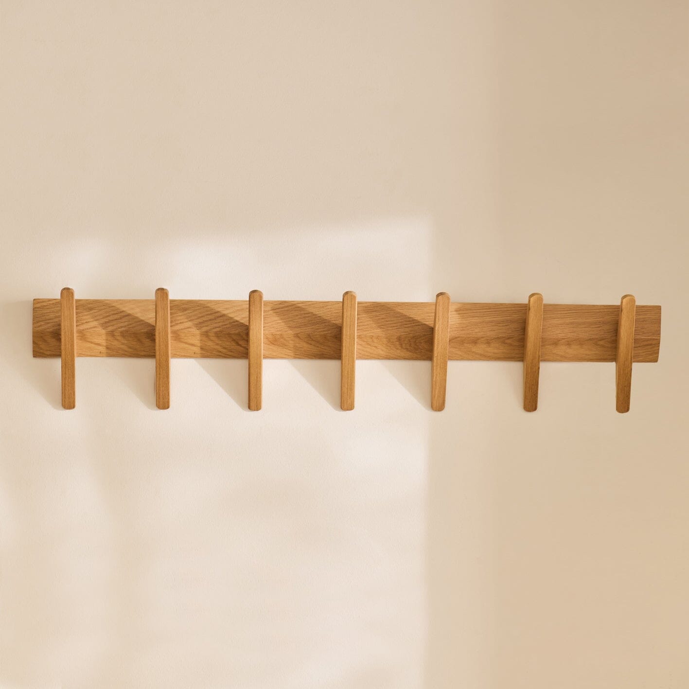 Outlet - Roe Large Pale Oak Coat Rack