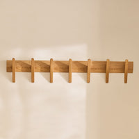 Outlet - Roe Large Pale Oak Coat Rack