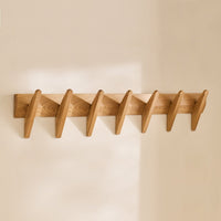 Outlet - Roe Large Pale Oak Coat Rack