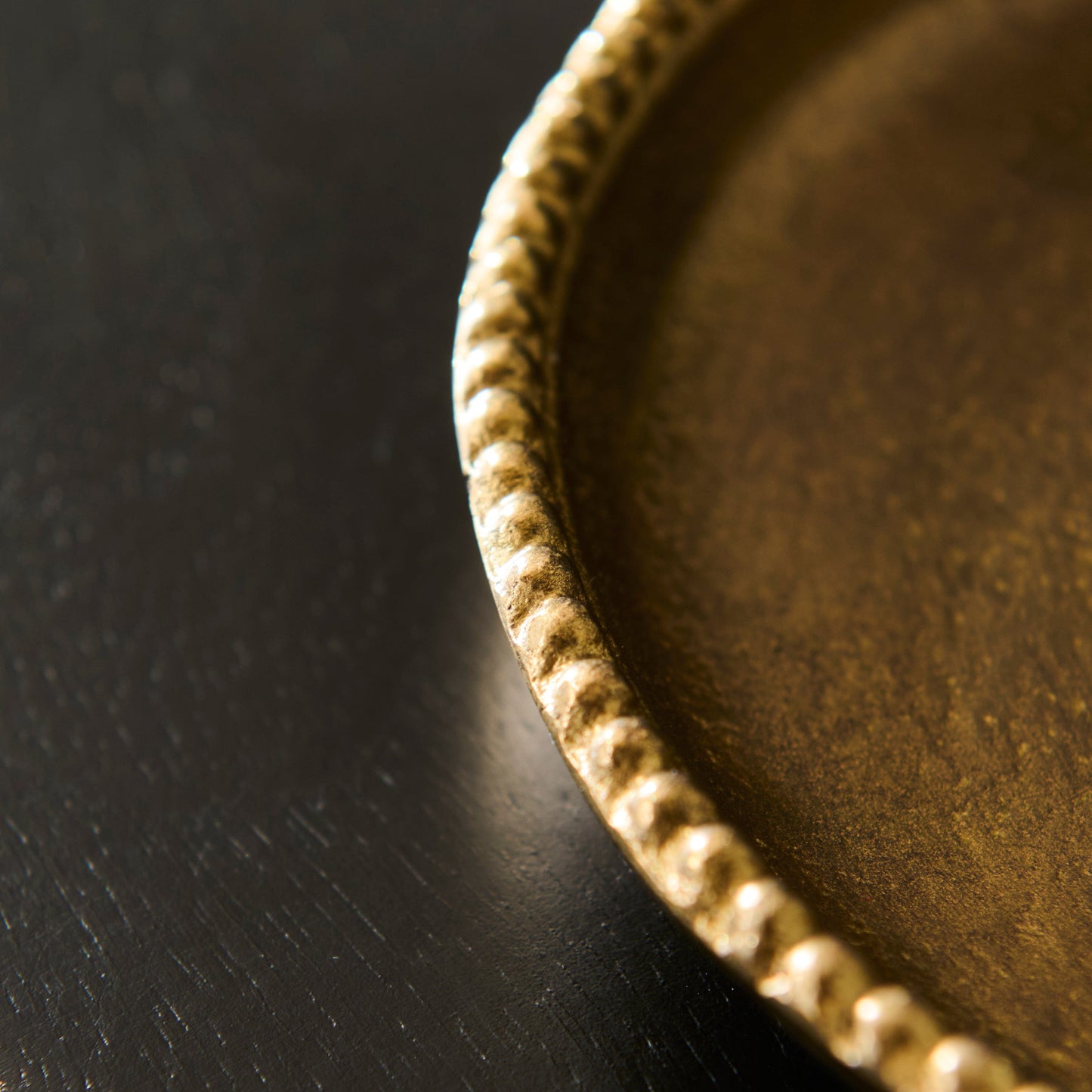 Outlet - Rushmoor 20cm Metal Tray - Gold