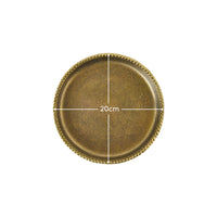 Outlet - Rushmoor 20cm Metal Tray - Gold