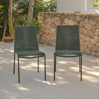 Ezra 6 Seater Oval Wooden Garden Dining Set with Ryder Khaki Chairs