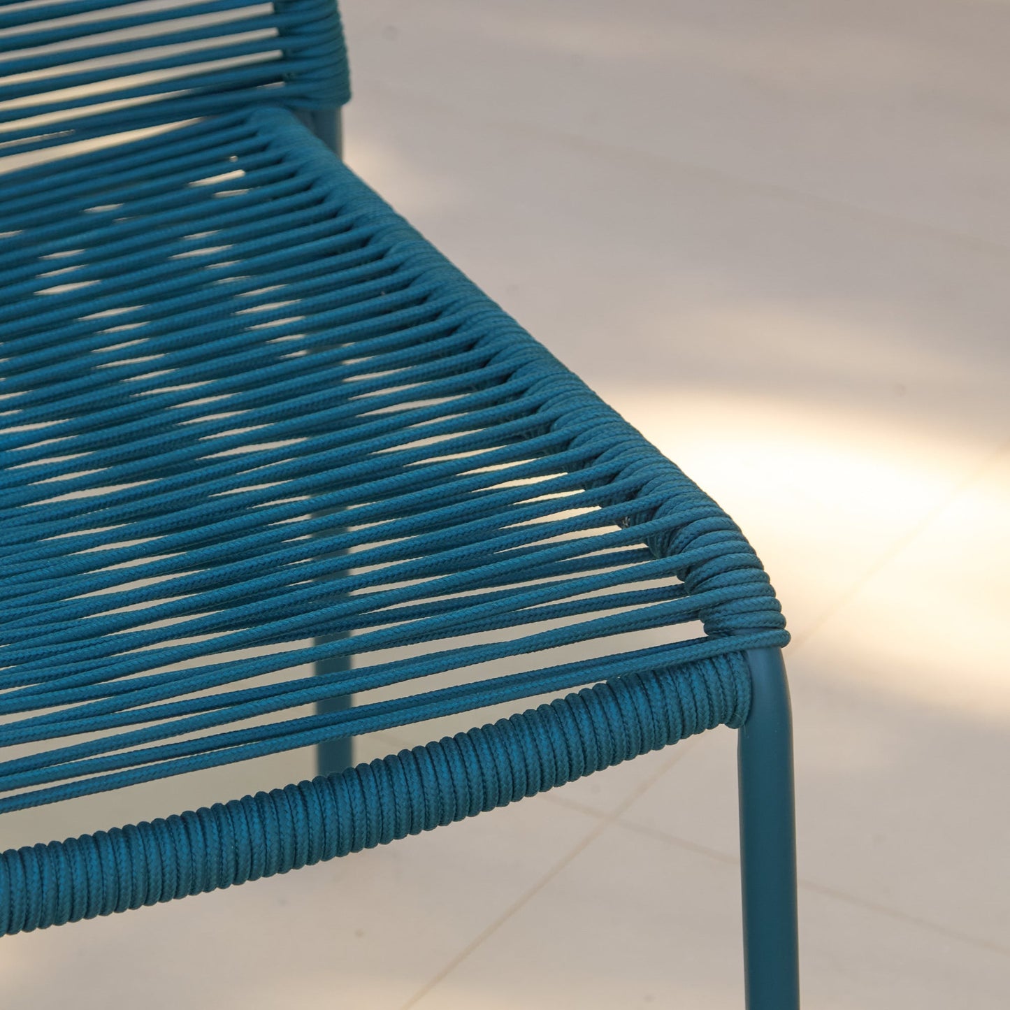 Ryder Teal Rope Garden Chairs - Set of 2