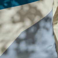Salcombe 50x50cm Outdoor Cushion Cover - Teal and Cornflower Blue