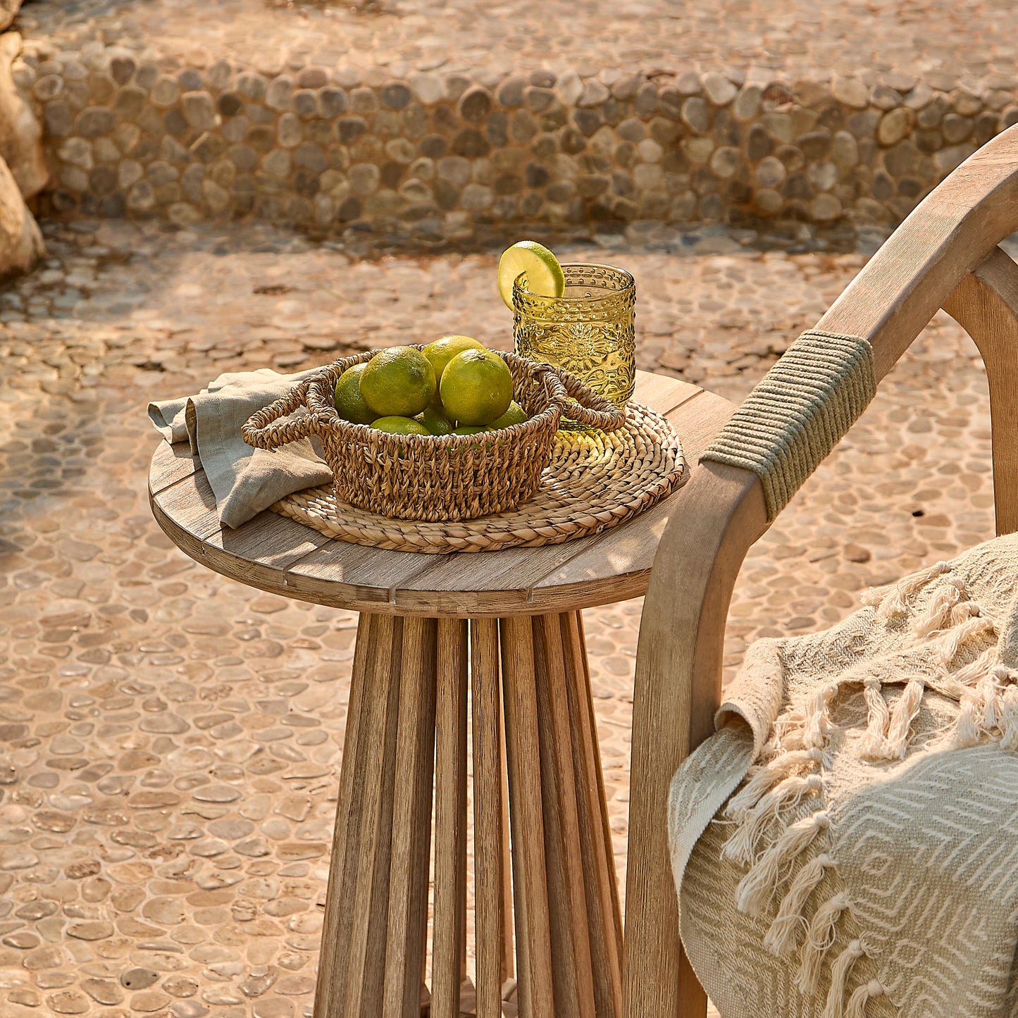 Shiro Wooden Garden Bench - Green