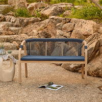 Shiro 130cm Garden Bench Cushion - Navy