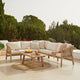 Shiro Corner Sofa Cushion Covers - Linen