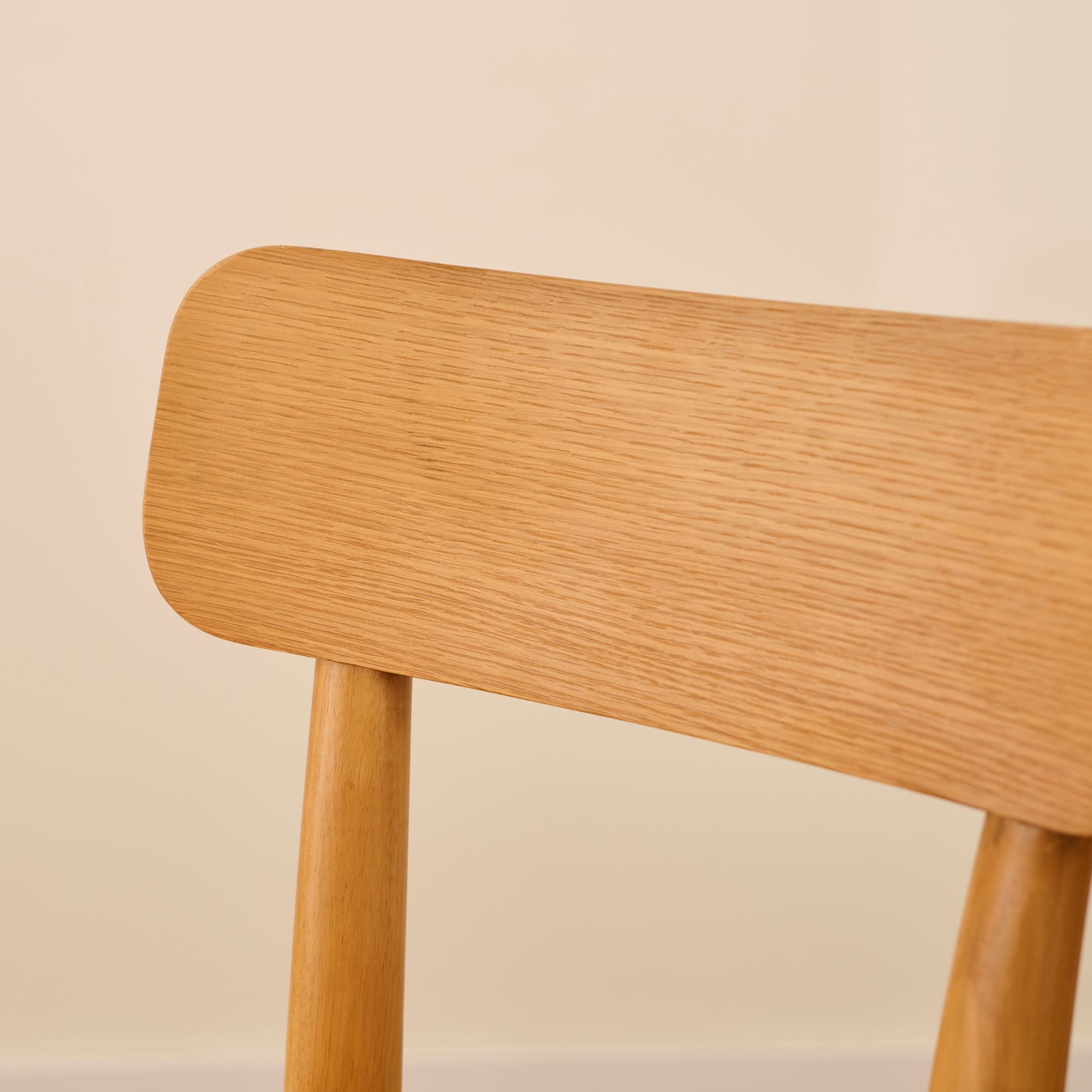 Silvester Classic Oak Bar Stool with Backrest