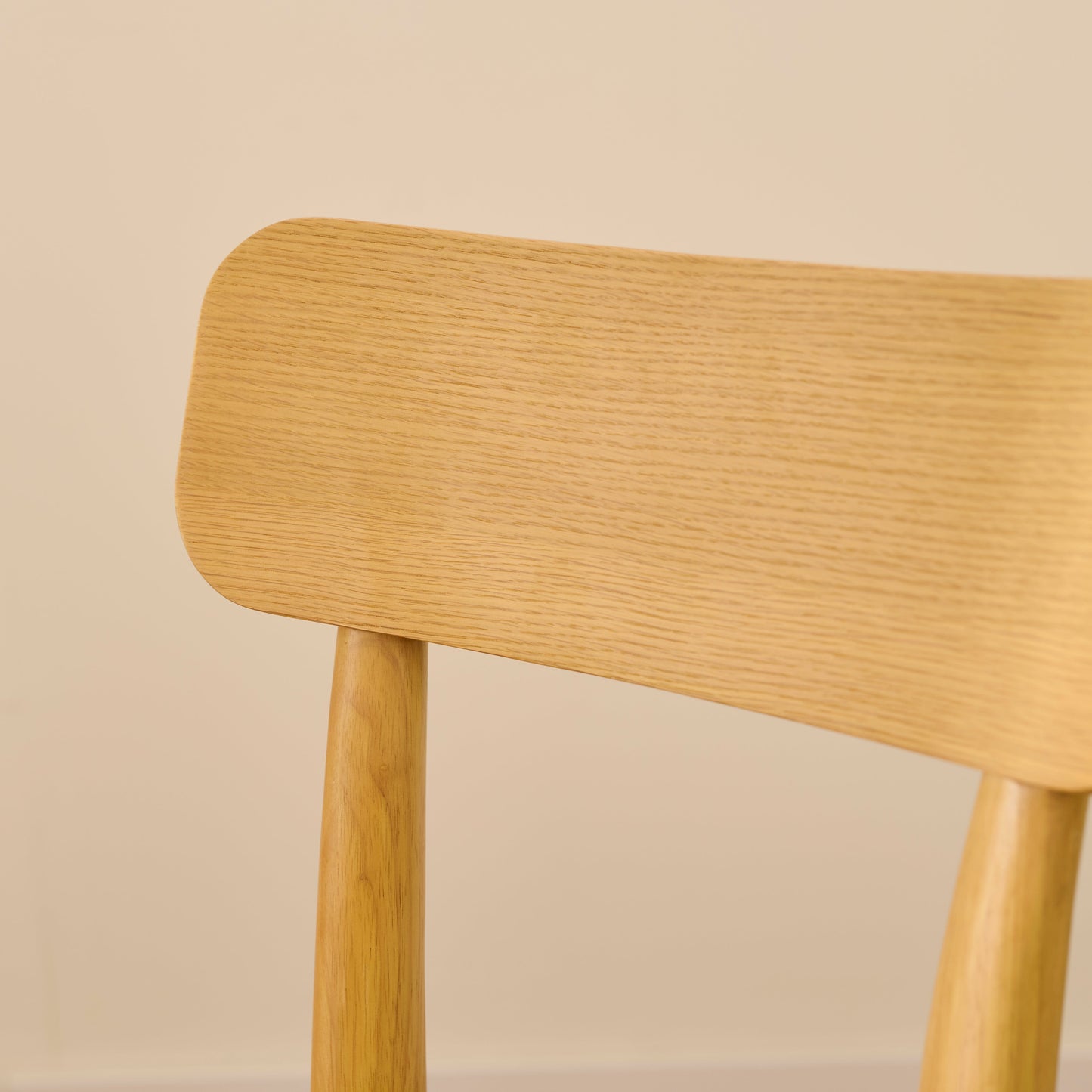 Silvester Pale Oak Bar Stool with Backrest