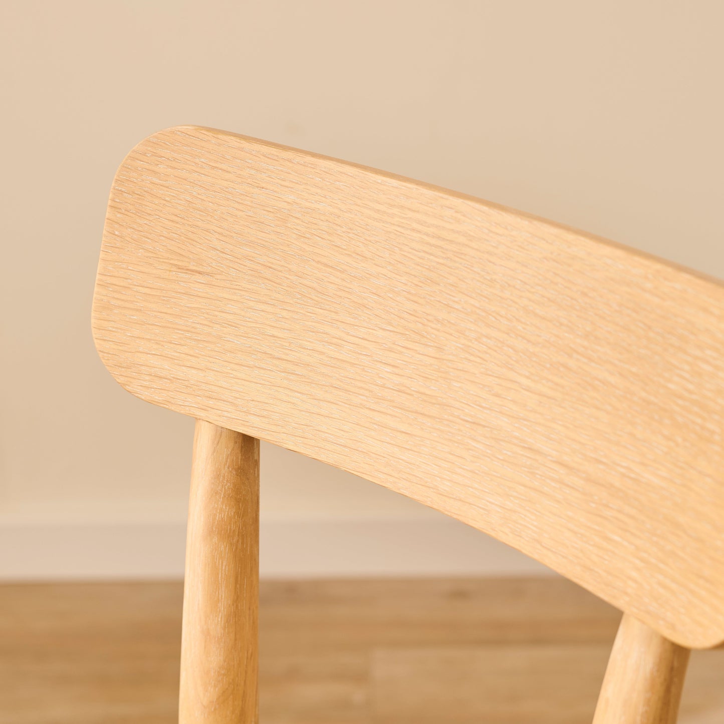Silvester Whitewash Bar Stool with Backrest