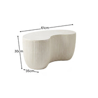 Sohan Kidney Garden Coffee Table - Sand - 61cm