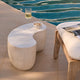 Sohan Kidney Garden Coffee Table - Sand - 61cm