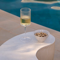 Sohan Kidney Garden Coffee Table - Sand - 61cm