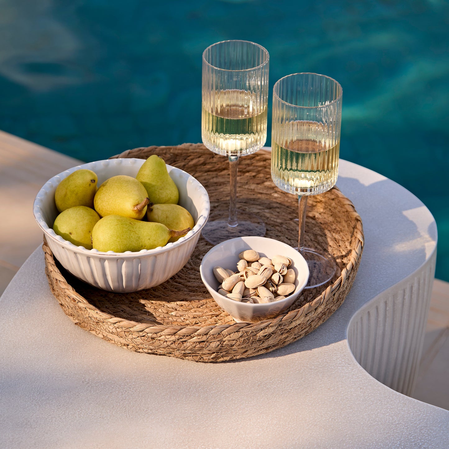 Sohan Garden Coffee Table Set - Sand