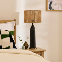 Stedham 52cm Metal Table Lamp Base - Black & Gold