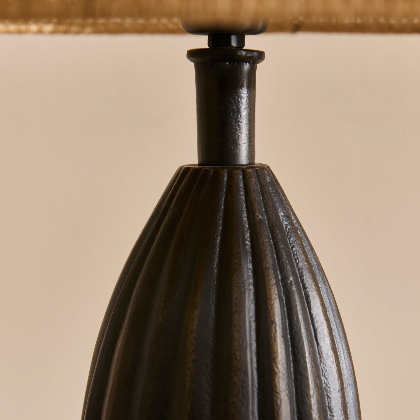 Stedham 52cm Metal Table Lamp Base - Black & Gold
