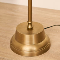 Stowe 136cm Metal Floor Lamp With Shade - Gold