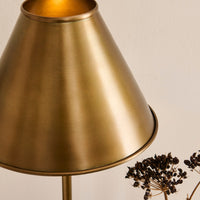 Stowe 59cm Metal Table Lamp - Gold
