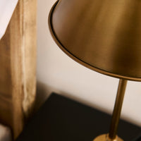 Stowe 59cm Metal Table Lamp - Gold