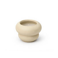 Outlet - Surbiton Single Wick 13cm Ceramic Candle - Oud Wood & Rose Scent In Clay