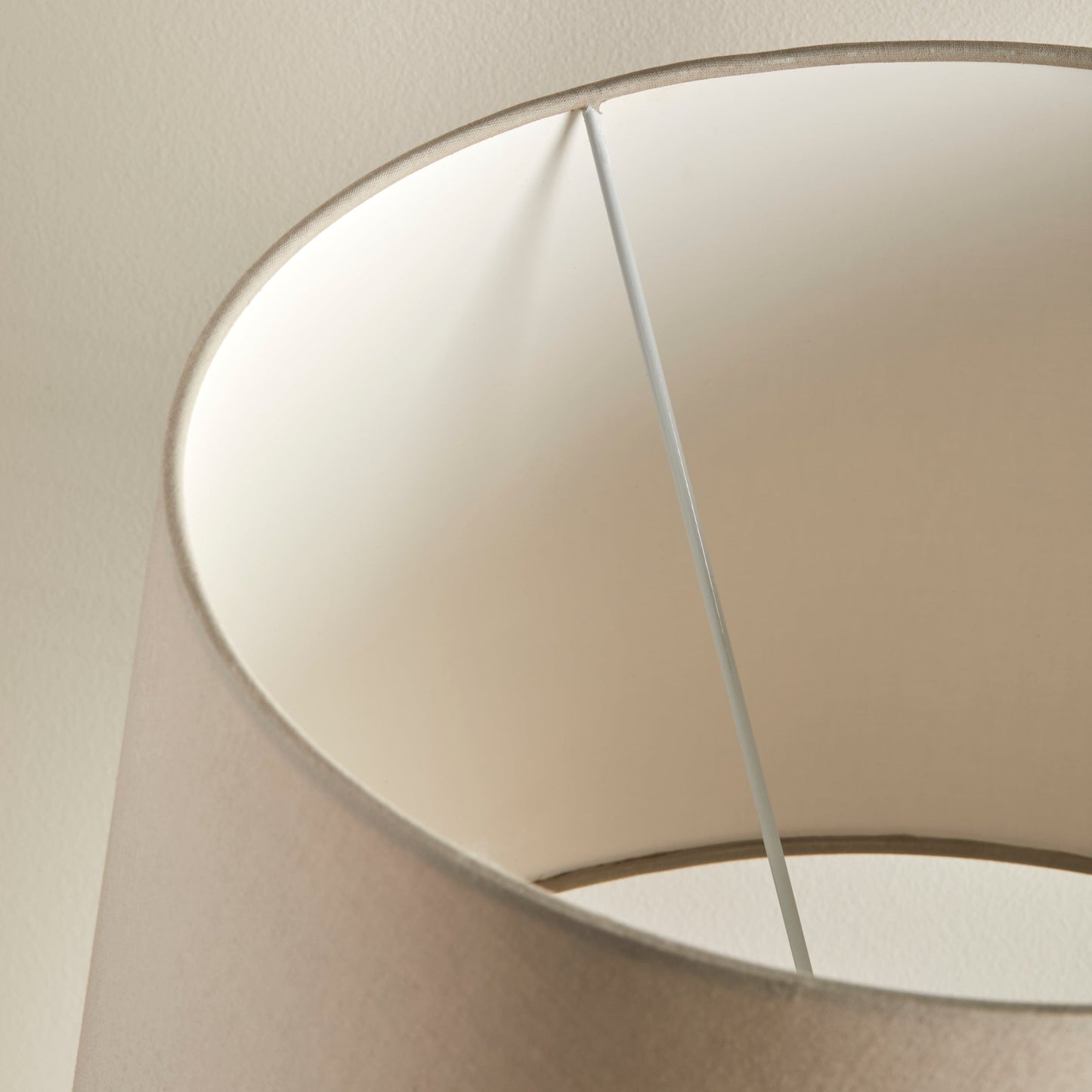 Outlet - Coningsby Cotton Taupe Lamp Shade - 30cm