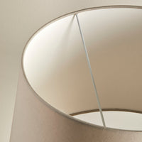 Outlet - Coningsby Cotton Taupe Lamp Shade - 30cm