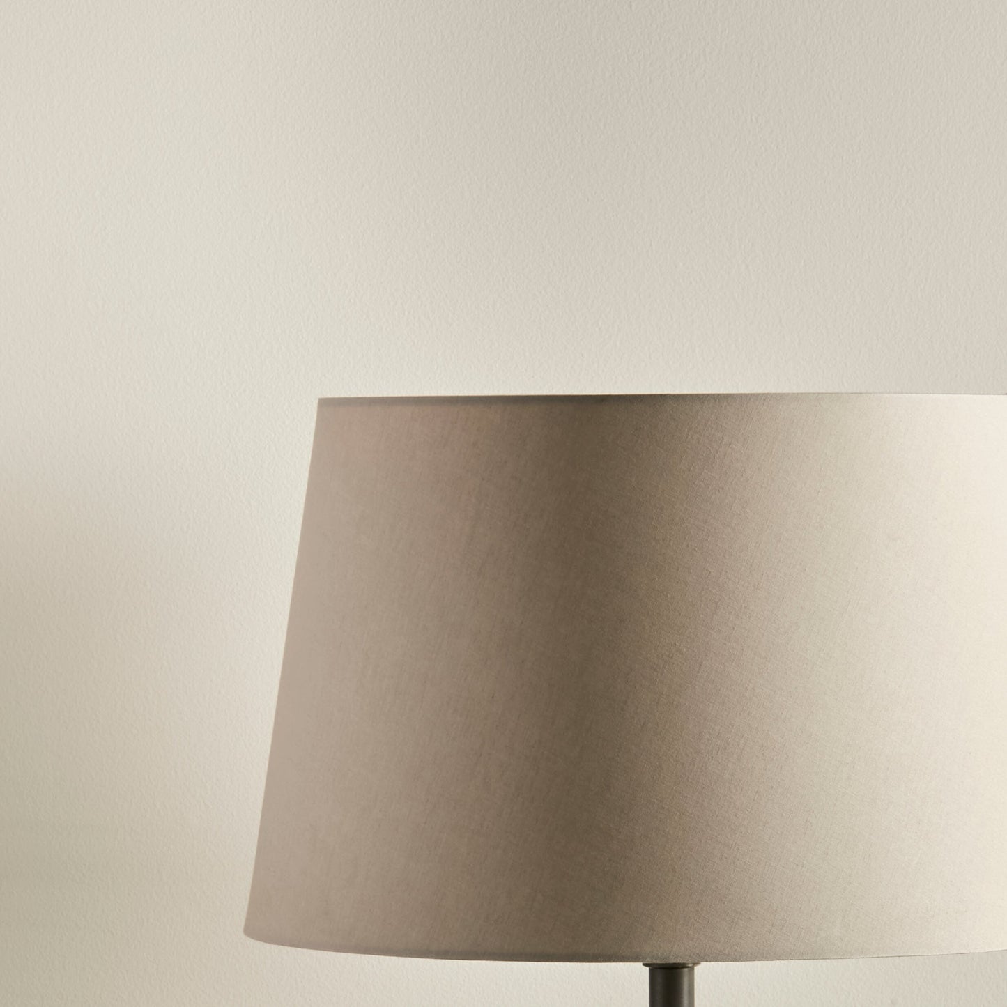 Outlet - Coningsby Cotton Taupe Lamp Shade - 30cm