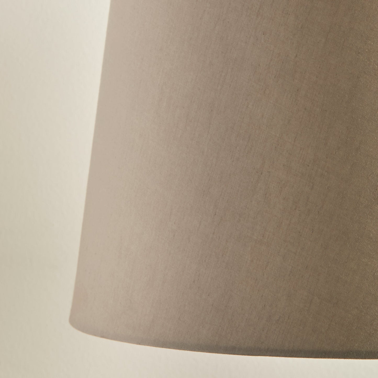 Outlet - Coningsby Cotton Taupe Lamp Shade - 30cm