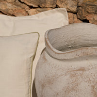 Tomar Fiber Cement 46cm Planter - Rustic White
