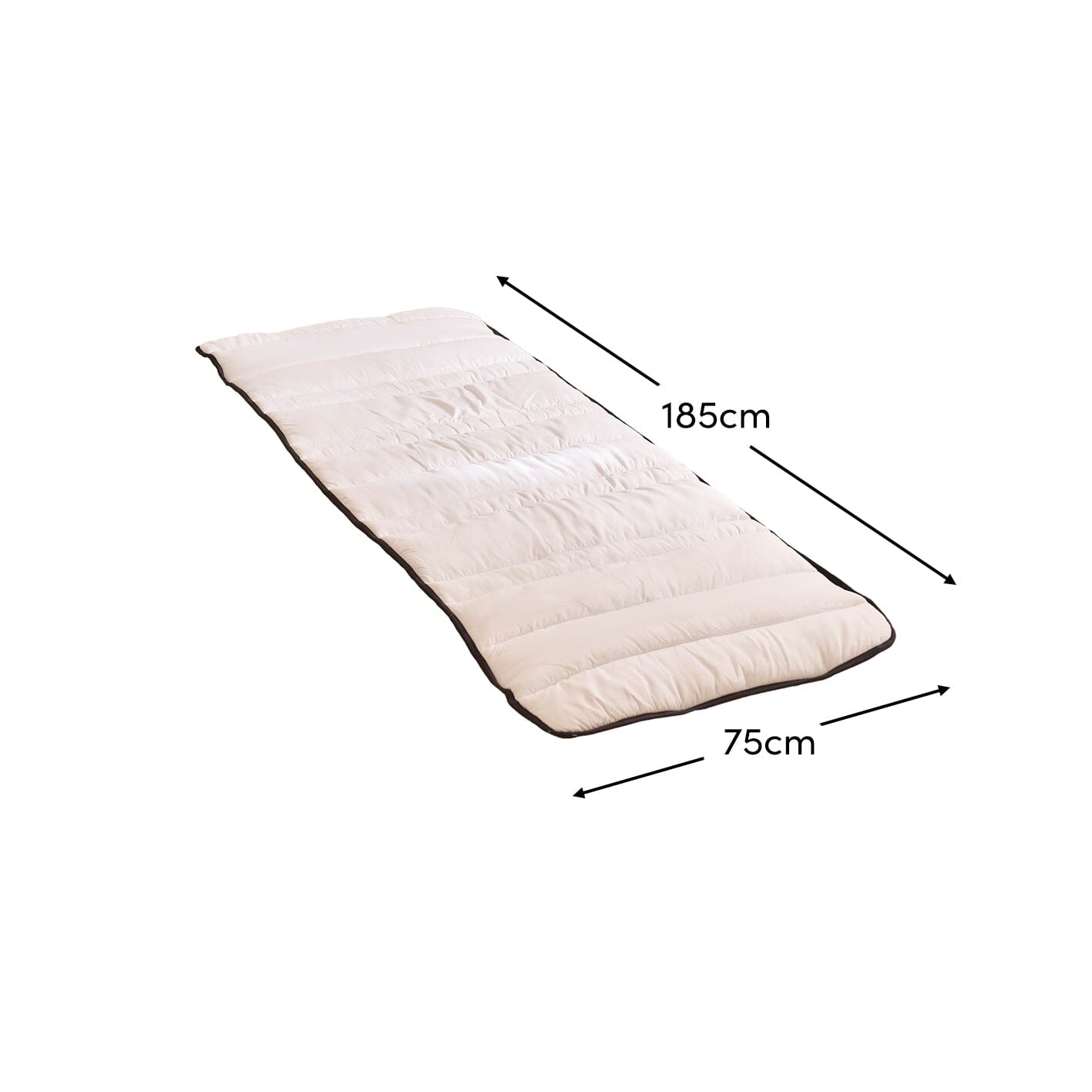 Una Single Sofa Bed Topper - White