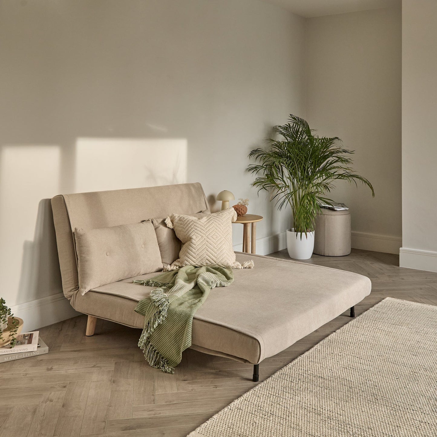 Outlet - Atcham Clay Marl Wool with Cotton Rug - 160x230cm