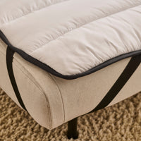 Outlet - Una Single Sofa Bed Topper - White