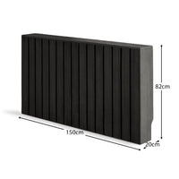 Outlet - Willow Large Radiator Cover - Black Oak