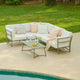 Wilder Sofa Corner Section Cushion Covers - Cream