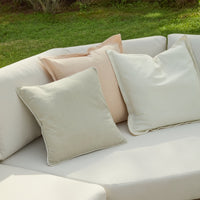 Wilder 4 Seater Garden Corner Set with Wilder Coffee Table - Olive Green