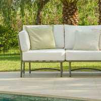 Wilder 3 Seater Garden Sofa - Olive Green
