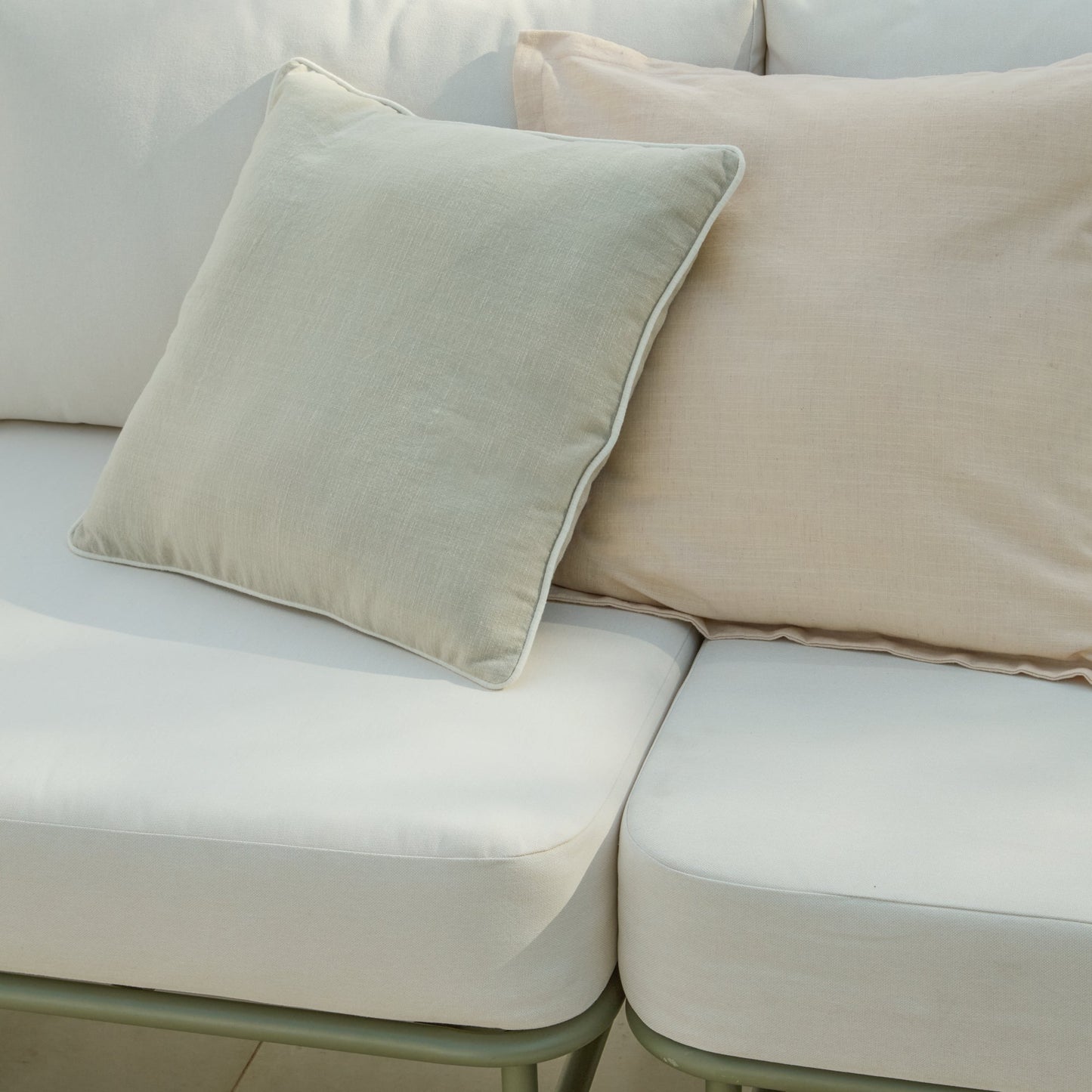 Wilder 3 Seater Garden Sofa - Olive Green